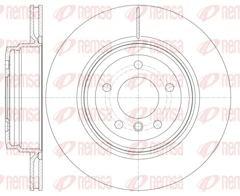 Handler.Part Brake disc KAWE 697610 1