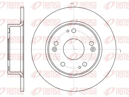 Handler.Part Brake disc KAWE 698400 1