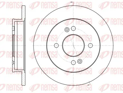 Handler.Part Brake disc KAWE 699100 1