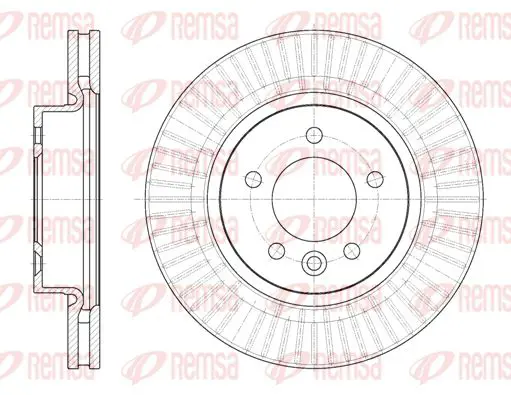 Handler.Part Brake disc KAWE 699410 1