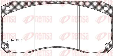 Handler.Part Brake pad set, disc brake KAWE JCA34640 1