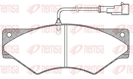 Handler.Part Brake pad set, disc brake KAWE JCA43641 1