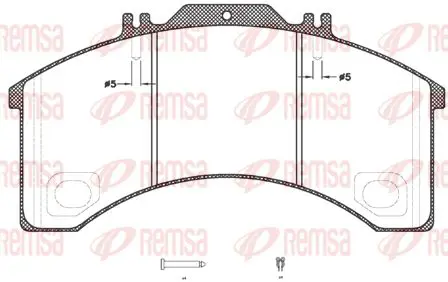 Handler.Part Brake pad set, disc brake KAWE JCA49830 1