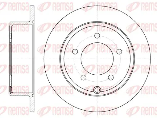 Handler.Part Brake disc KAWE 6102500 1