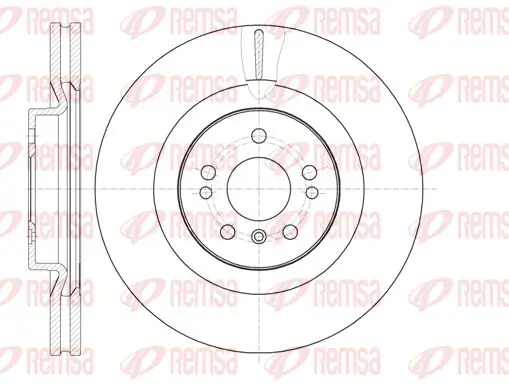 Handler.Part Brake disc KAWE 6103010 1