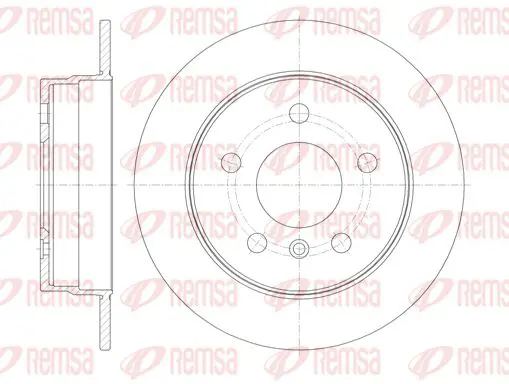 Handler.Part Brake disc KAWE 6106500 1