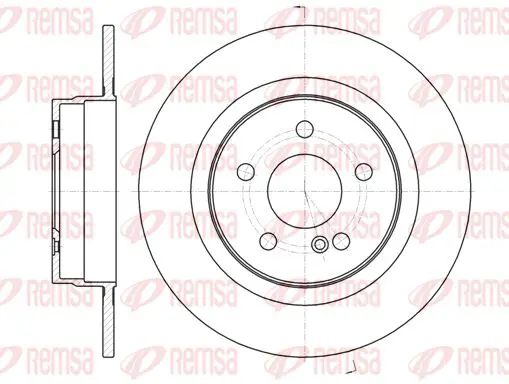 Handler.Part Brake disc KAWE 6107000 1