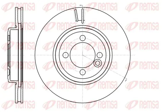 Handler.Part Brake disc KAWE 6108110 1