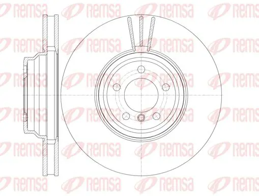 Handler.Part Brake disc KAWE 6113210 1