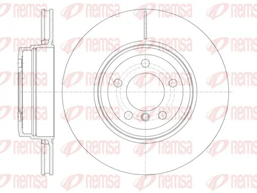 Handler.Part Brake disc KAWE 6114110 1