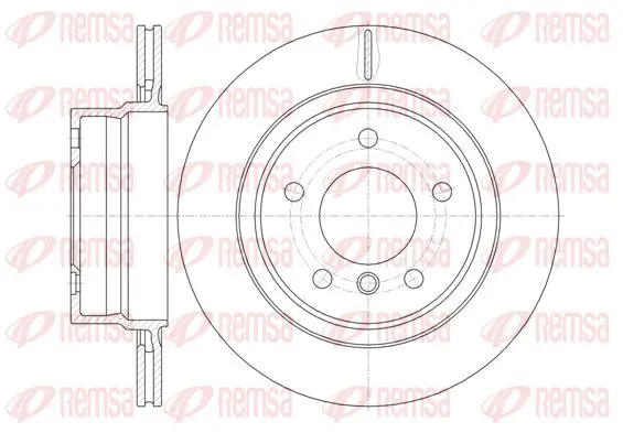 Handler.Part Brake disc KAWE 6114510 1