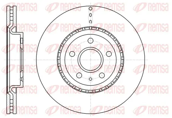 Handler.Part Brake disc KAWE 6128310 1