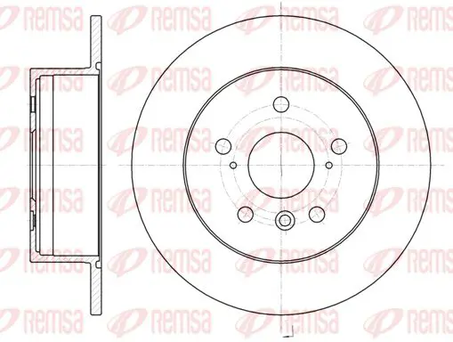 Handler.Part Brake disc KAWE 6132700 1