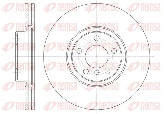 Handler.Part Brake disc KAWE 6133510 1