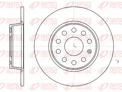 Handler.Part Brake disc KAWE 6134000 1