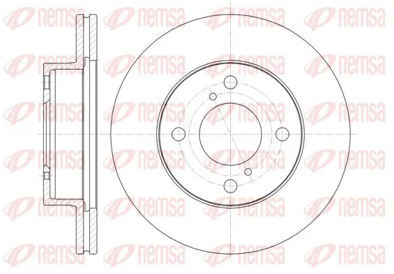 Handler.Part Brake disc KAWE 6137110 1