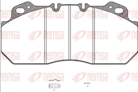 Handler.Part Brake pad set, disc brake KAWE JCA62200 1