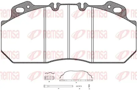 Handler.Part Brake pad set, disc brake KAWE JCA62230 1