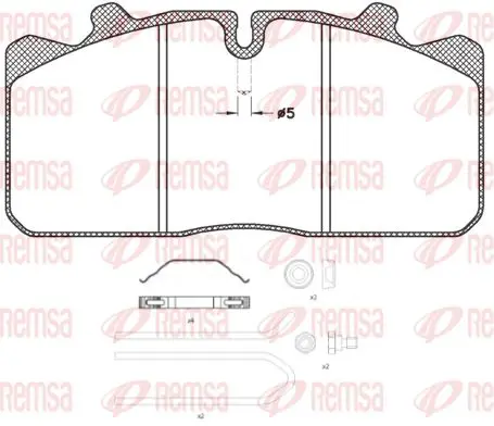 Handler.Part Brake pad set, disc brake KAWE JCA65830 1