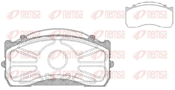 Handler.Part Brake pad set, disc brake KAWE JCA81500 1