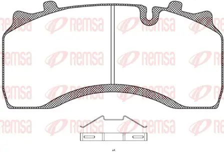 Handler.Part Brake pad set, disc brake KAWE JCA103200 1