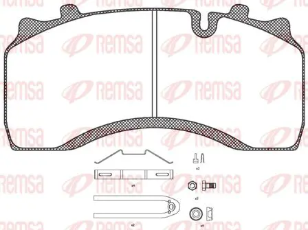 Handler.Part Brake pad set, disc brake KAWE JCA103230 1