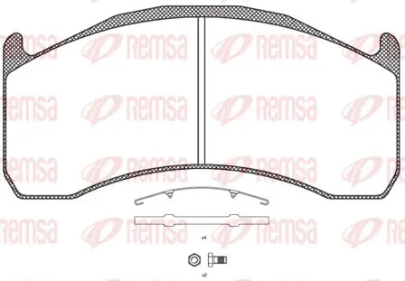 Handler.Part Brake pad set, disc brake KAWE JCA107200 1