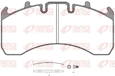 Handler.Part Brake pad set, disc brake KAWE JCA115600 1