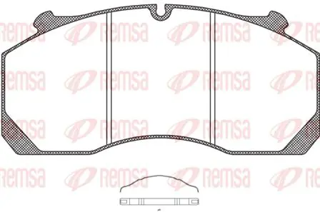 Handler.Part Brake pad set, disc brake KAWE JCA115700 1