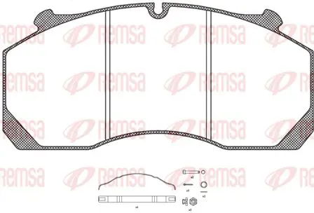 Handler.Part Brake pad set, disc brake KAWE JCA115780 1