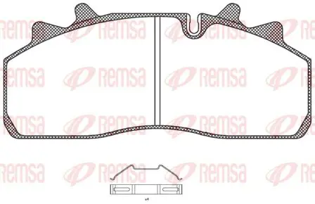 Handler.Part Brake pad set, disc brake KAWE JCA125400 1