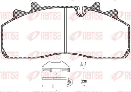 Handler.Part Brake pad set, disc brake KAWE JCA125480 1