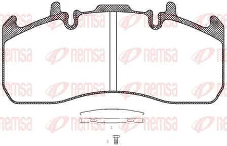 Handler.Part Brake pad set, disc brake KAWE JCA131700 1