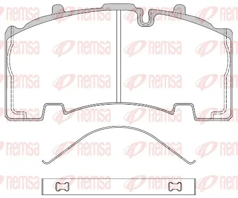 Handler.Part Brake pad set, disc brake KAWE JCA155500 1