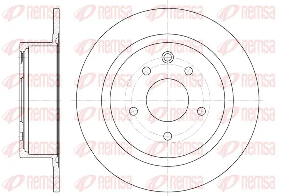 Handler.Part Brake disc KAWE 6153000 1