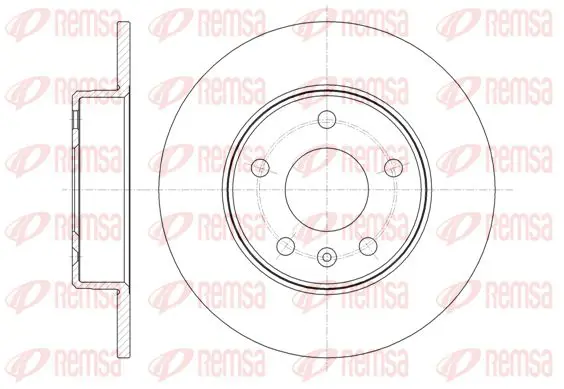 Handler.Part Brake disc KAWE 6146800 1