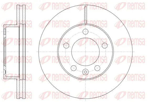 Handler.Part Brake disc KAWE 6147510 1