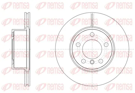 Handler.Part Brake disc KAWE 6144910 1