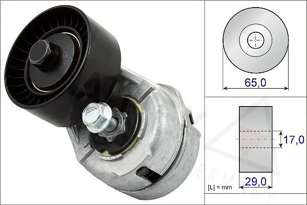 Handler.Part Tensioner lever, v-ribbed belt AUTEX 601347 1