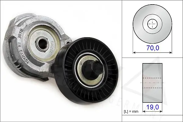 Handler.Part Tensioner lever, v-ribbed belt AUTEX 601832 1