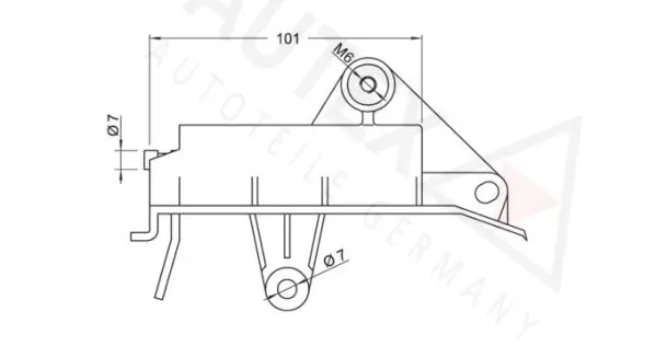 Handler.Part Vibration damper, timing belt AUTEX 631548 2