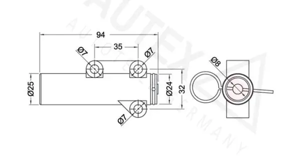 Handler.Part Vibration damper, timing belt AUTEX 631273 2