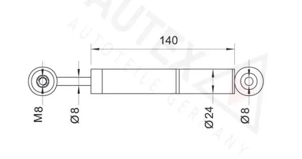 Handler.Part Vibration damper, v-ribbed belt AUTEX 611021 2