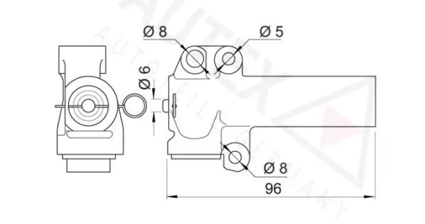 Handler.Part Vibration damper, timing belt AUTEX 612020 2