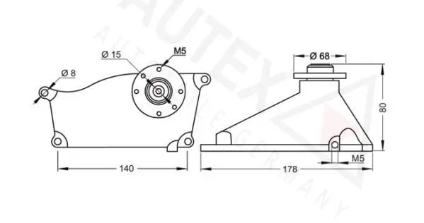 Handler.Part Tensioner lever, v-ribbed belt AUTEX 601899 2