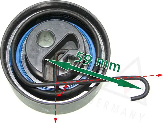 Handler.Part Tensioner pulley, timing belt AUTEX 654530 1