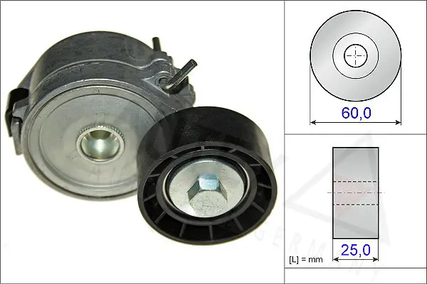 Handler.Part Tensioner lever, v-ribbed belt AUTEX 654678 1