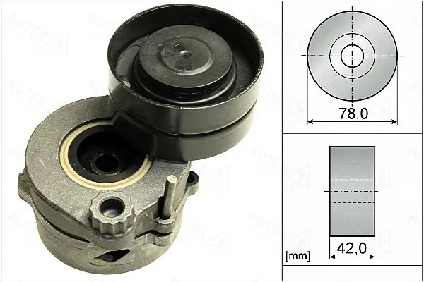 Handler.Part Tensioner lever, v-ribbed belt AUTEX 655023 1