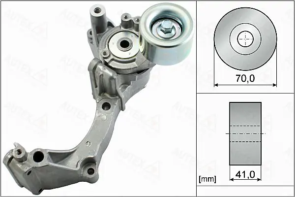 Handler.Part Tensioner lever, v-ribbed belt AUTEX 655042 1