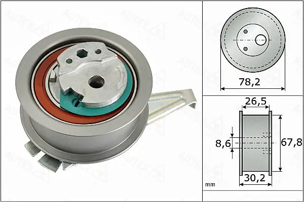 Handler.Part Tensioner pulley, timing belt AUTEX 655076 1